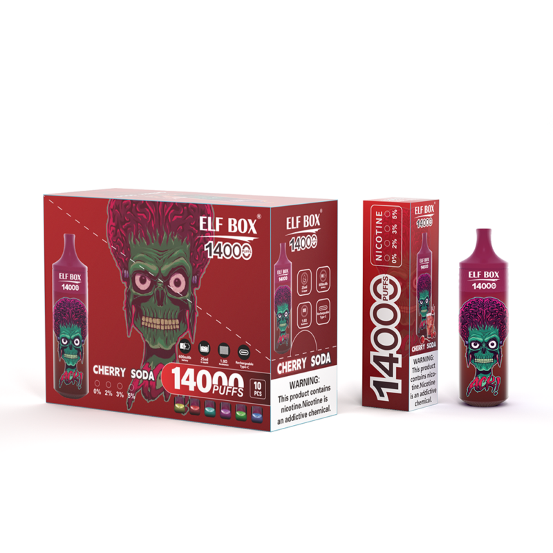 ELF BOX RGB14000 Puffs Disposable Vape Wholesale – 14,000 Puffs, RGB Lighting, 16mL Tank, Bulk Disposable Vapes – Image 26