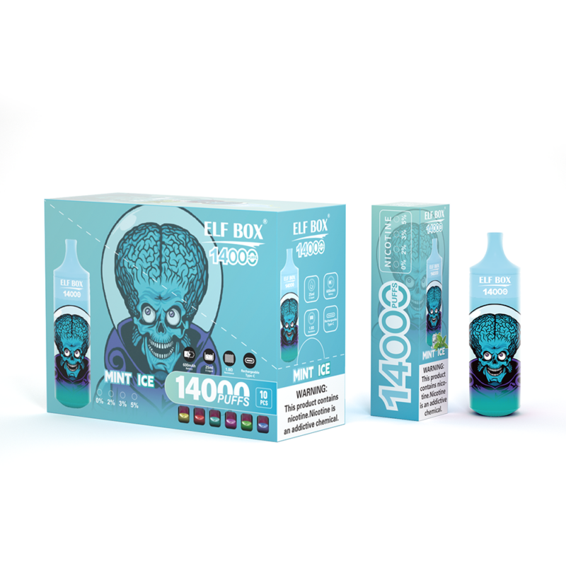ELF BOX RGB14000 Puffs Disposable Vape Wholesale – 14,000 Puffs, RGB Lighting, 16mL Tank, Bulk Disposable Vapes – Image 2
